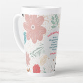 GIFT - Oma Gedichte von Großkindern - CUSTOM Milchtasse (Linke Ecke)