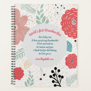 GIFT - Oma Gedichte von Großkindern - CUSTOM Planer
