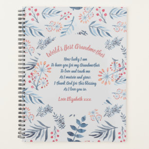 GIFT - Oma Gedichte von Großkindern - CUSTOM Planer