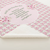 GIFT - Oma Gedichte von Großkindern - CUSTOM Sherpadecke (3/4)