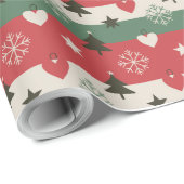 Gift Paper for Christmas Geschenkpapier (Rolleneckpunkt)