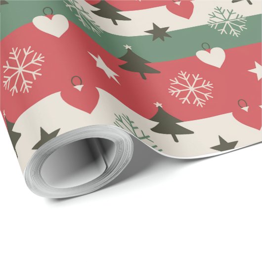 Gift Paper for Christmas Geschenkpapier (Rolleneckpunkt)