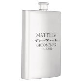 GIFT personalisierter TRAUZEUGE Flachmann (Rechts)