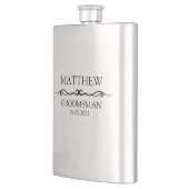 GIFT personalisierter TRAUZEUGE Flachmann (Links)