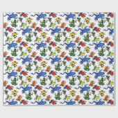 Gift-Pfeil-Frosch-Packpapier Geschenkpapier (Flach)