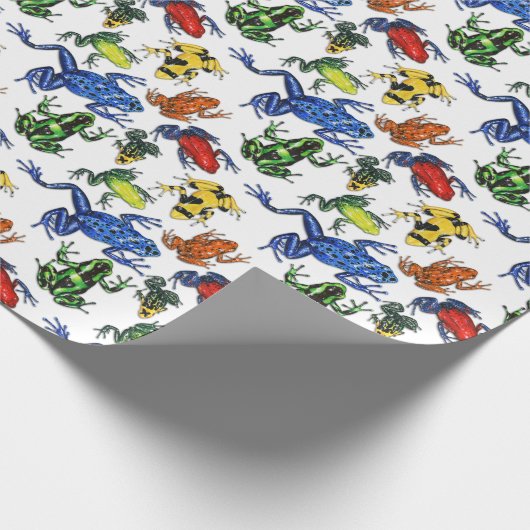 Gift-Pfeil-Frosch-Packpapier Geschenkpapier (Ecke)