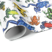 Gift-Pfeil-Frosch-Packpapier Geschenkpapier (Rolleneckpunkt)