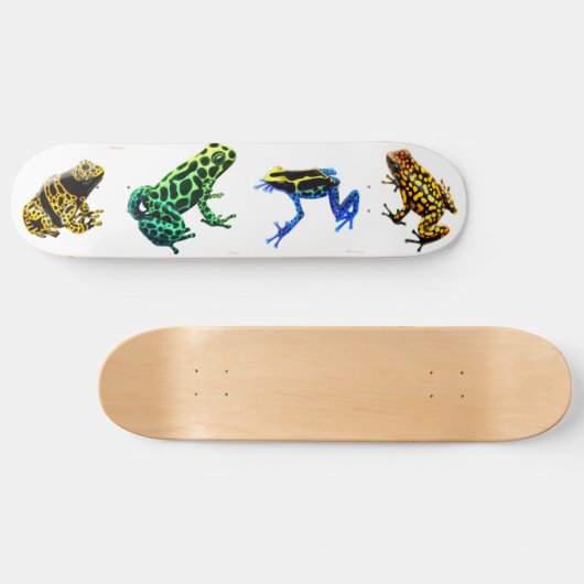 Gift-Pfeil-Frosch-Skateboard Skateboard (Horizontal)