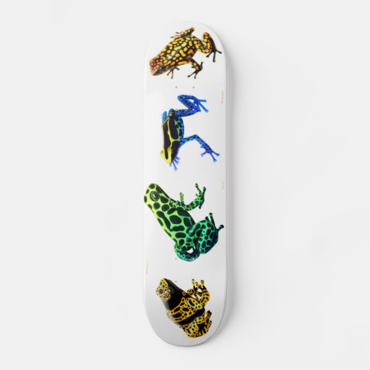 Gift-Pfeil-Frosch-Skateboard Skateboard (Vorderseite)