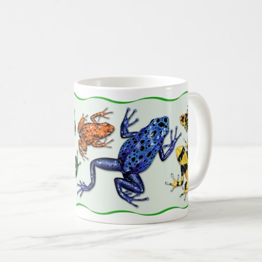 Gift-Pfeil-Frosch-Tasse Kaffeetasse (VorderseiteRechts)