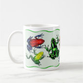 Gift-Pfeil-Frosch-Tasse Kaffeetasse (Links)