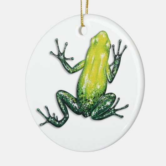 Gift-Pfeil-Frosch-Verzierung Keramik Ornament (Links)