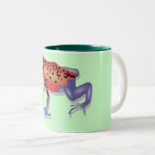 Gift-Pfeil-Frosch Zweifarbige Tasse (VorderseiteRechts)