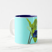 Gift-Pfeil-Frosch Zweifarbige Tasse (Vorderseite Links)
