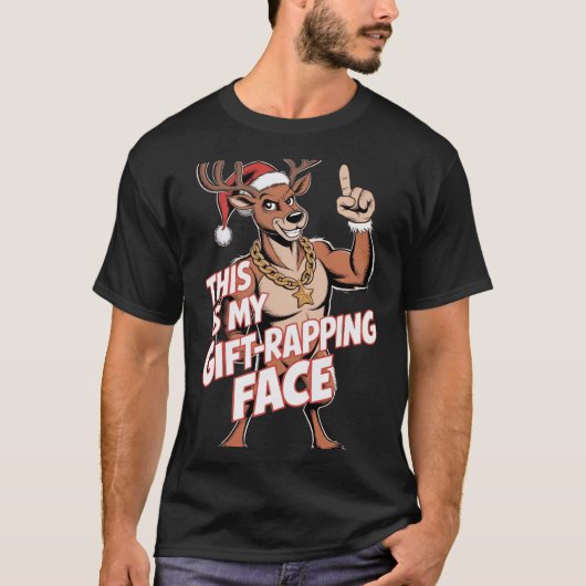 Gift-Rapping Face T-Shirt (Vorderseite)