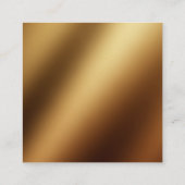 Gift Registry Gold Script Red Watercolor Blume Begleitkarte (Rückseite)