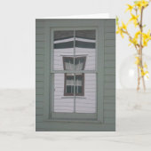"Gift Shop & Library Windows" Get Well Card Karte (Gelbe Blume)