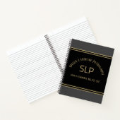 GIFT! SLP (Sprachpathologe) Spirale Notizblock (Innenseite)