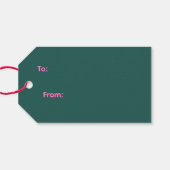 Gift Tag Christmas  Geschenkanhänger (Rückseite Horizontal)