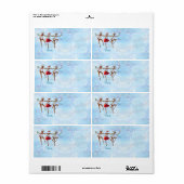 GIFT TAG DANCING REINDEY VON SHARON SHARPE (Vorne)