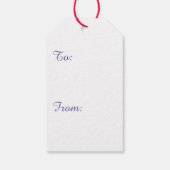 GIFT TAG EASTER SCHALTFLÄCHEN KUSTOM INITIAL GESCHENKANHÄNGER (Rückseite)