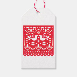 GIFT TAG FELIZ NAVIDAD RED INDIVIDUELLE NAME "SOPH GESCHENKANHÄNGER