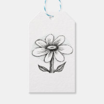 gift tag for her with daisy