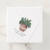 Gift-Tag für gepunktete Pflanze Niedlich botanisch Geschenkanhänger (Beispiel)