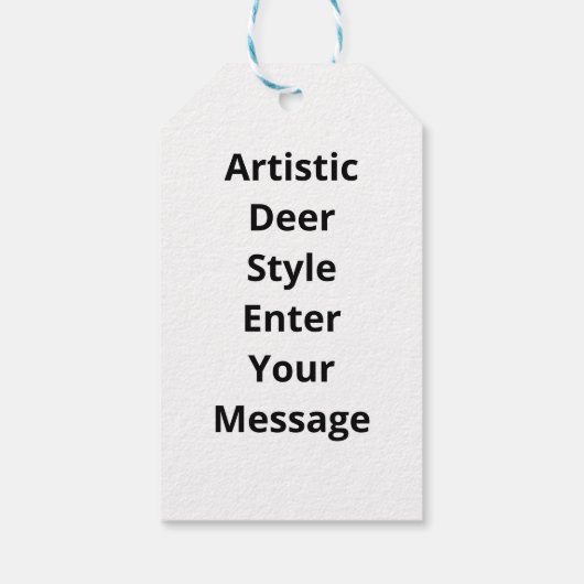 Gift Tag Geschenkanhänger (Rückseite)