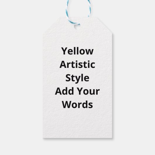 Gift Tag Geschenkanhänger (Rückseite)