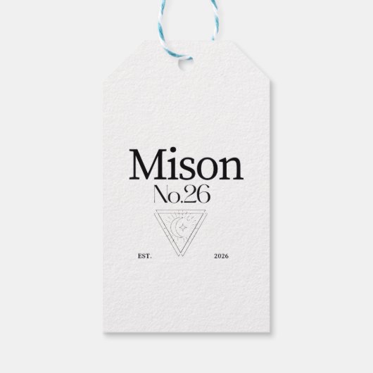 Gift tag geschenkanhänger (Rückseite)