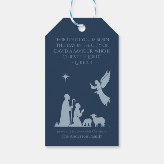 Gift Tag Geschenkanhänger (Rückseite)