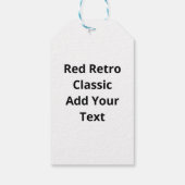 Gift Tag Geschenkanhänger (Rückseite)