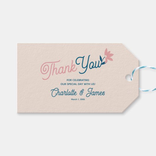 Gift Tag Geschenkanhänger (Vorderseite (Horizontal))