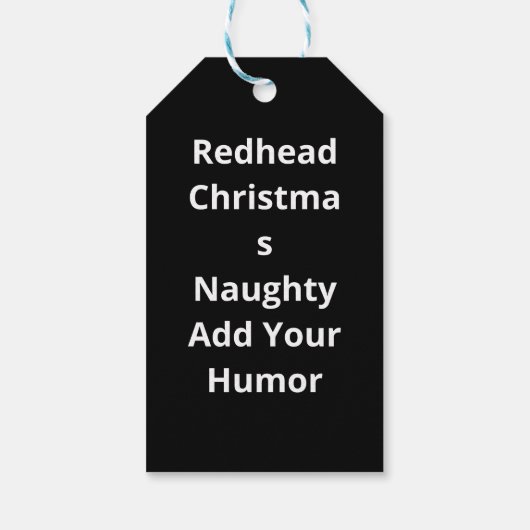 Gift Tag Geschenkanhänger (Rückseite)