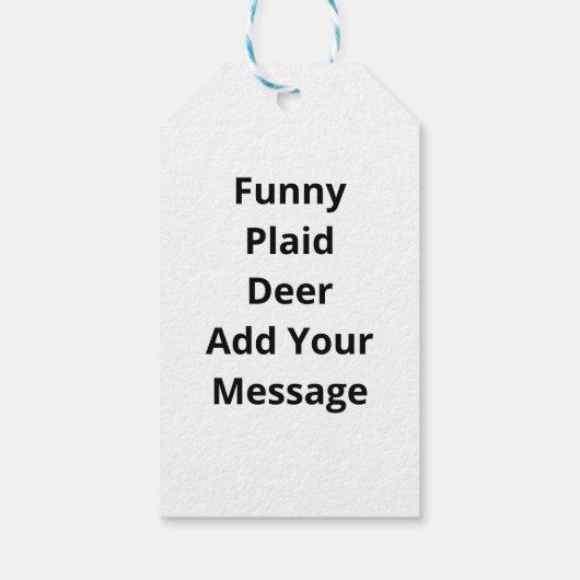 Gift Tag Geschenkanhänger (Rückseite)