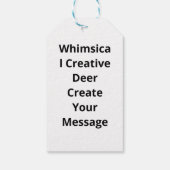 Gift Tag Geschenkanhänger (Rückseite)