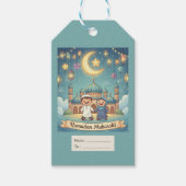 Gift Tag Ramadhan Blue Cute Geschenkanhänger (Vorderseite)