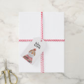 Gift Tag (Set of 10 pcs) - Snowman Geschenkanhänger (Mit Garn)