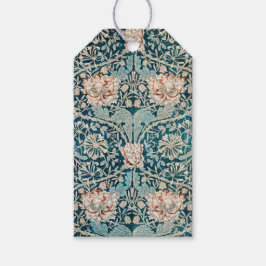 GIFT TAG : WILLIAM MORRIS : HONEYSUCKLE DESIGN GESCHENKANHÄNGER