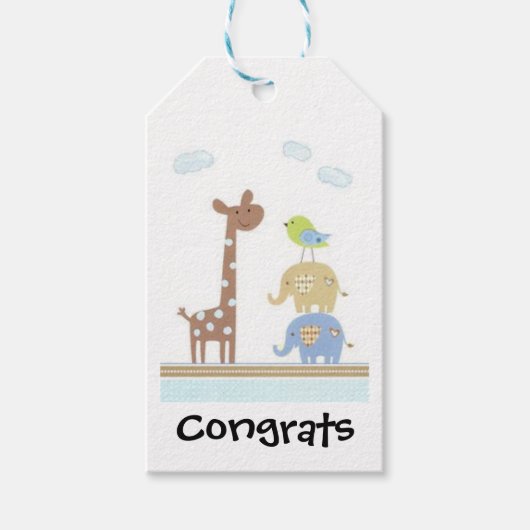 Gift-Tags anpassen - Glückwunsch Geschenkanhänger (Vorderseite)