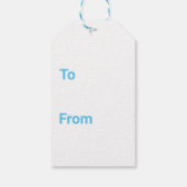 Gift Tags - Ballons mit Confetti Geschenkanhänger (Rückseite)