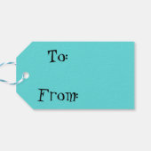 Gift-Tags der Modernen Raute Mitte des Jahrhundert Geschenkanhänger (Rückseite Horizontal)