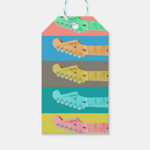 Gift-Tags für Gitarren Geschenkanhänger