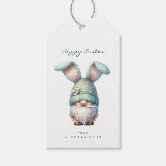 Gift-Tags für Ostergnom Geschenkanhänger (Vorderseite)