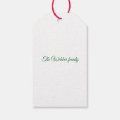 Gift-Tags Geschenkanhänger (Rückseite)