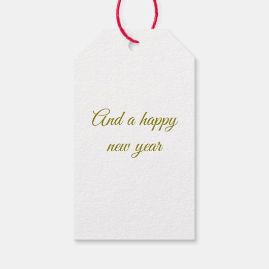 Gift-Tags Geschenkanhänger (Rückseite)