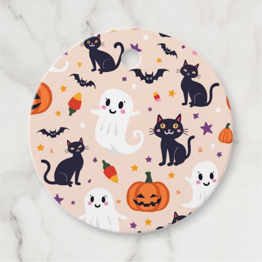 Gift Tags (Halloween-Muster) Geschenkanhänger (Vorderseite)