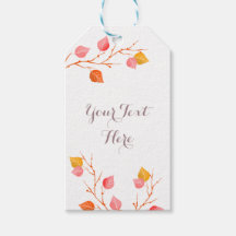 Gift-Tags im Herbst