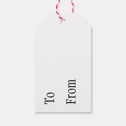 Gift Tags - Ingwerkatze Geschenkanhänger (Rückseite)